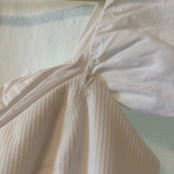 Elegant White Ruffle Dress - Picture 7 of 7